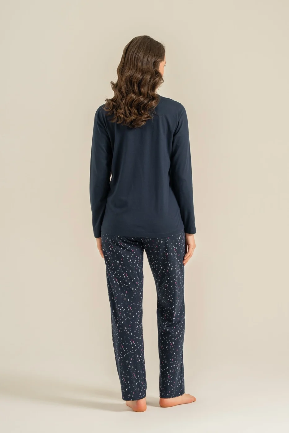 Arnetta Ar3775-S Kadın Uzun Kollu Pijama Takım görsel 8