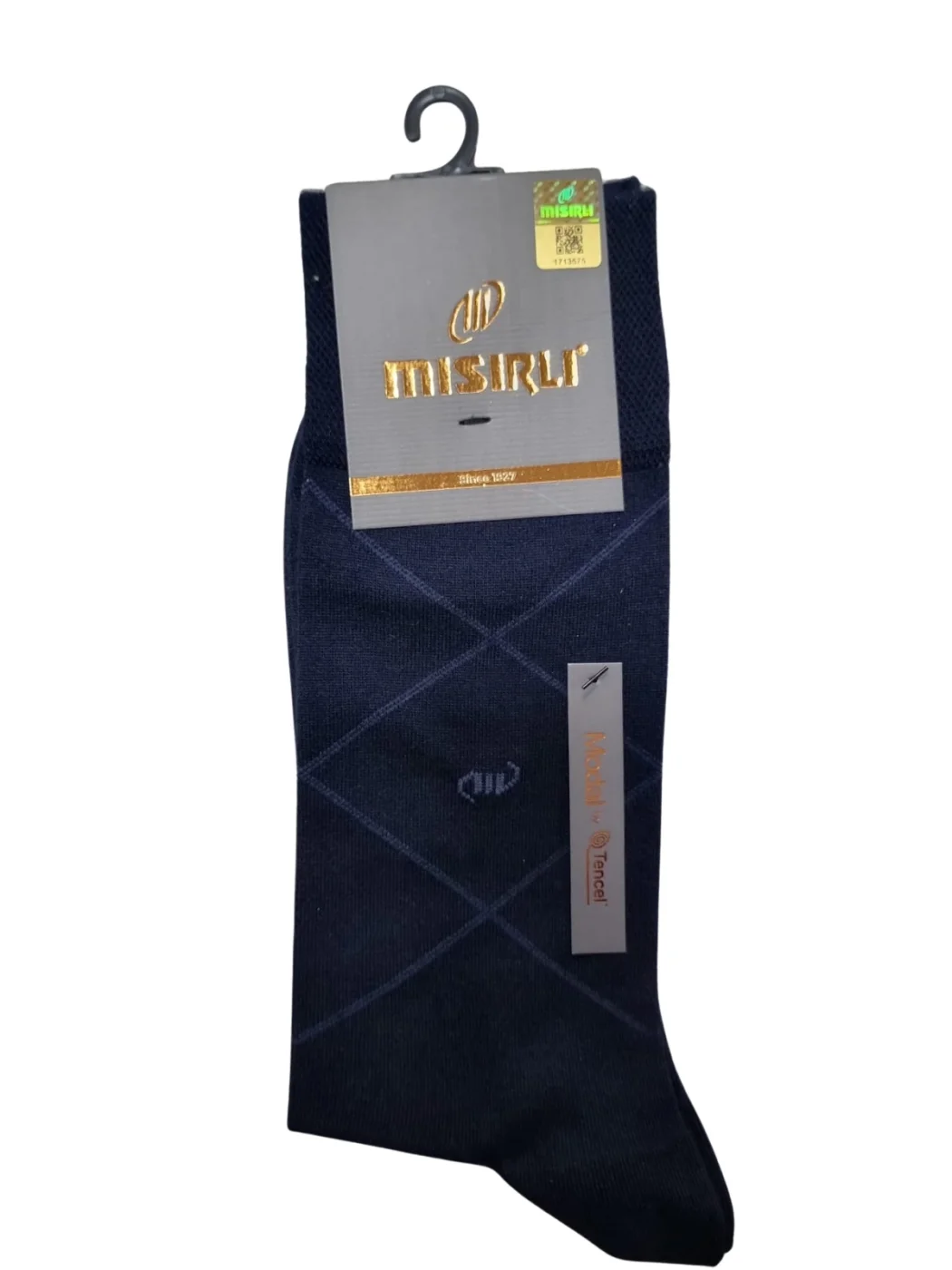 Mısırlı 61052 Erkek Modal Tencel Desenli Soket Çorap görsel 3