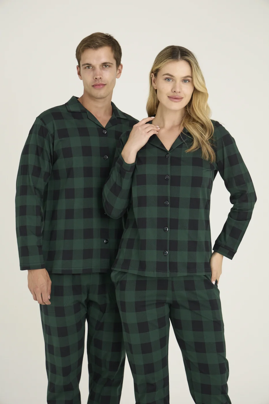 Kocabey 9209 Erkek Apaj Yaka Pijama Takım görsel 2