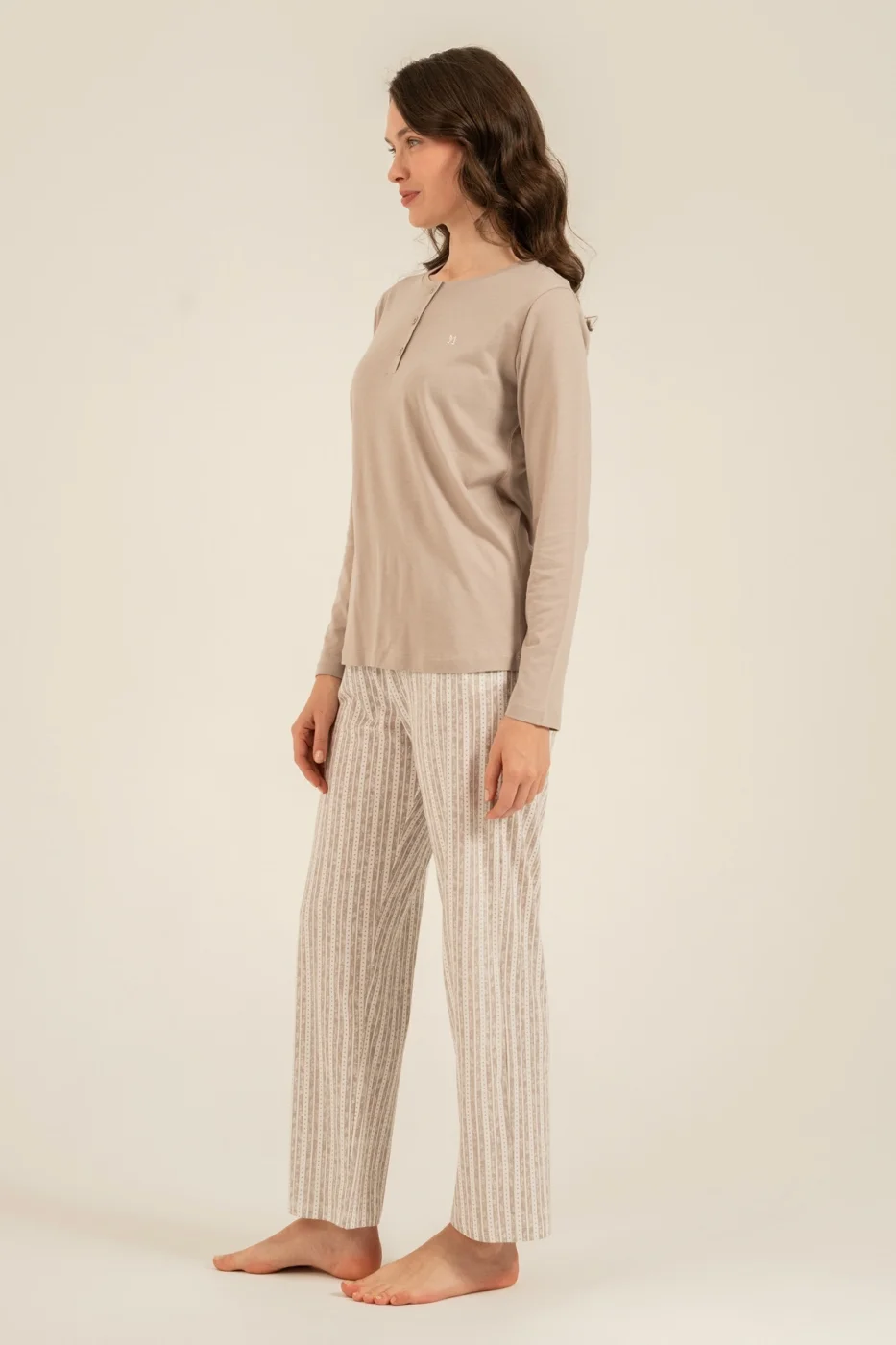 Arnetta 3779-x Kadın Uzun Kollu Pijama Takım görsel 6